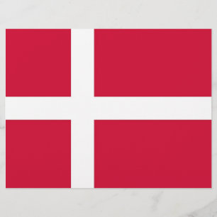 En-tête avec drapeau du Danemark