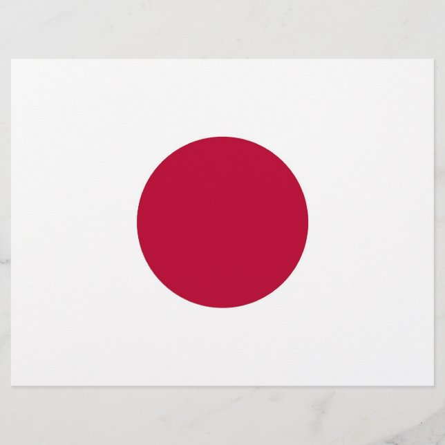 En-tête avec Drapeau du Japon (Devant)