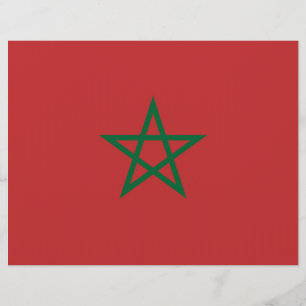 En-tête avec Drapeau du Maroc