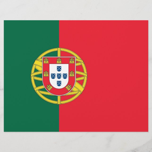 En-tête avec drapeau du Portugal (Devant)