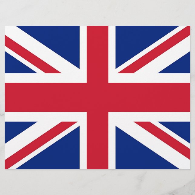 En-tête avec drapeau du Royaume-Uni (Devant)