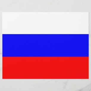 En-tête avec le drapeau de la Russie