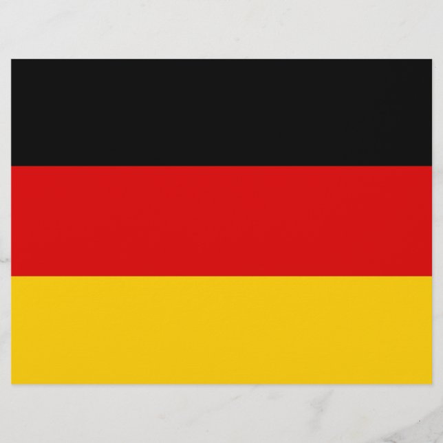 En-tête avec le drapeau de l'Allemagne (Devant)