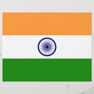 En-tête avec le drapeau de l'Inde