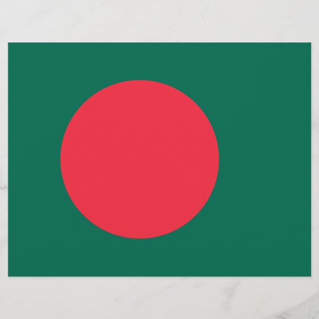 En-tête avec le drapeau du Bangladesh (Devant)