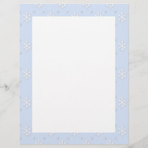En-tête de la bordure du flocon de neige