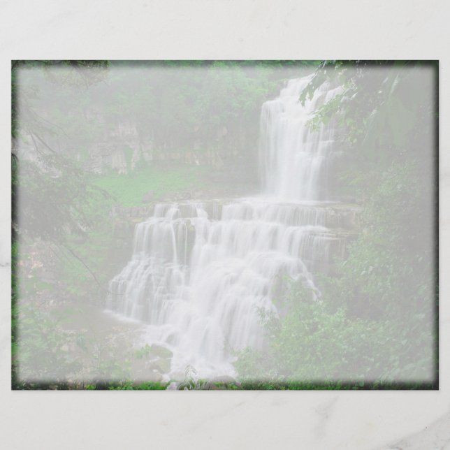 En-tête de la cascade (Devant)