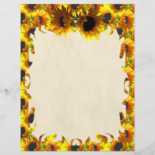 En-tête de la flamme de deux tournesols