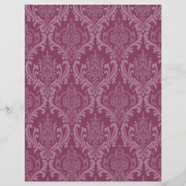 En-tête de la lettre Damask de Bourgogne (Devant)