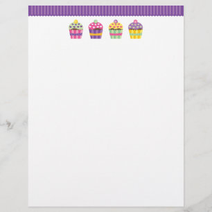 En-tête de la lettre Heart 'N Motif Cupcake