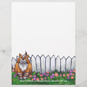 En-tête de la lettre personnelle de Ginger Cat