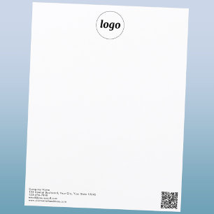 En-tête de la lettre professionnelle du logo simpl