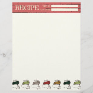 En-tête de la recette du livre de cuisine pour mél