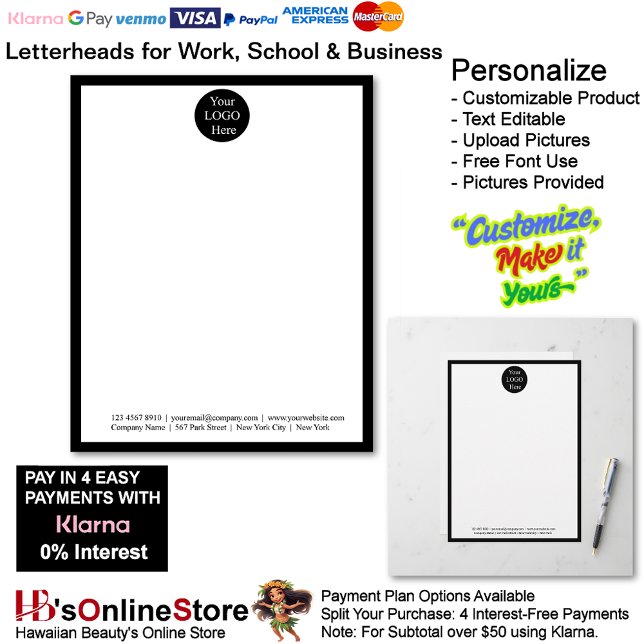 En-tête De Lettre 12 Business Black Logo Letterhead Business Brand  (12 Business Black Logo Letterhead Business Brand Name.)