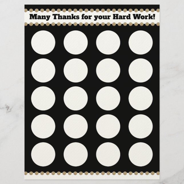 En-tête De Lettre 1,5" affiche de compartiment de reconnaissance des (Devant)