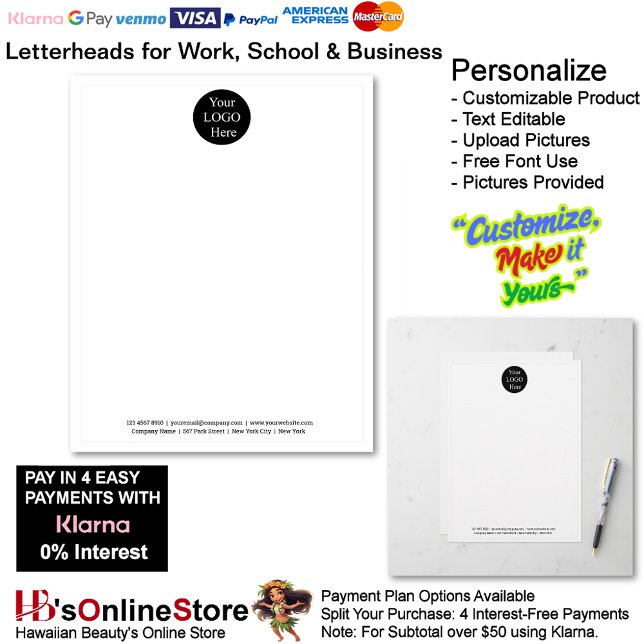 En-tête De Lettre 1 Business White Logo Letterhead Business Brand  (1 Business White Logo Letterhead Business Brand.)