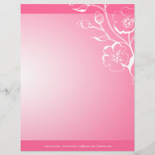 en-tête de lettre 311-Lush rose