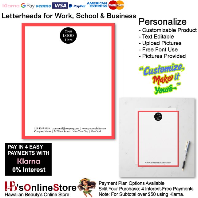 En-tête De Lettre 6 Business Red Logo Letterhead Business Brand (6 Business Red Logo Letterhead Business Brand Name.)