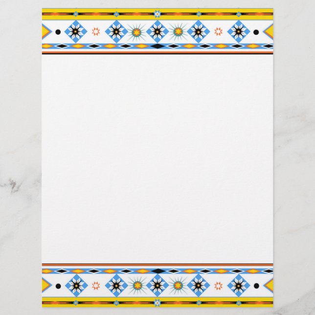 En-tête de lettre amérindien Shoshone (Devant)