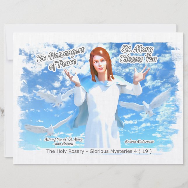 En-tête De Lettre Assomption de Sainte Marie au Ciel 2 (Devant)