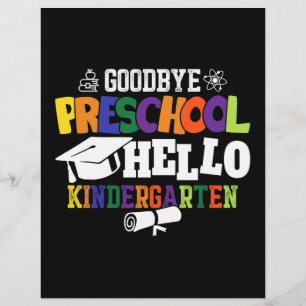 En-tête De Lettre Au revoir préscolaire Bonjour maternelle PréK