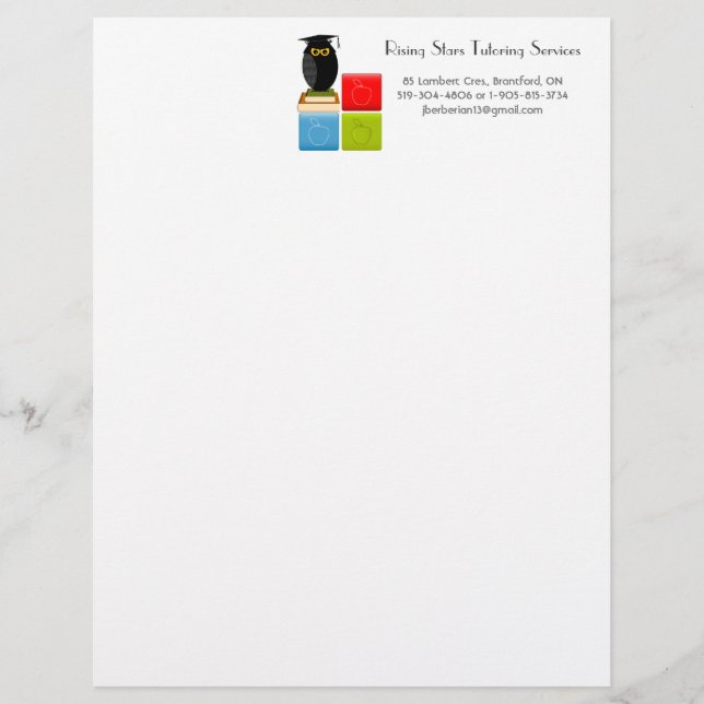 En-tête De Lettre Avec Motif BTS letterhead1 (Devant)