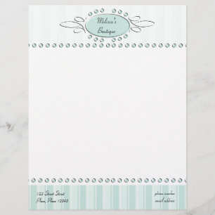 En-tête De Lettre Avec Motif Décor de torsion