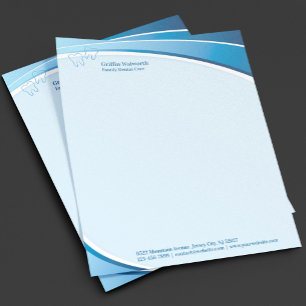 En-tête De Lettre Avec Motif Modèle d'entête de lettre de clinique dentaire