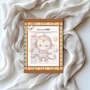 En-tête De Lettre Baby Circus_ Bébé Voeux Activité