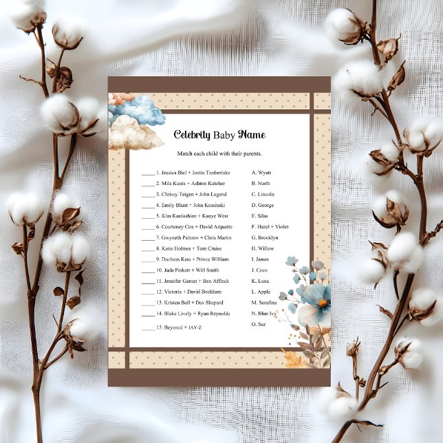 En-tête De Lettre Baby Circus_ Celebrity Baby Game (Créateur téléchargé)