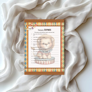 En-tête De Lettre Baby Circus_ Nursery Rhymes