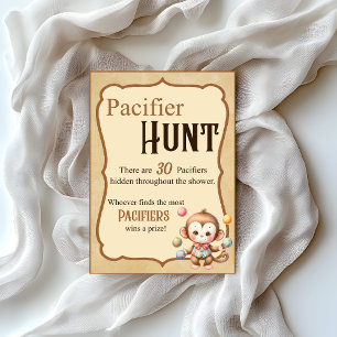 En-tête De Lettre Bébé Circus_Pacifier Sac Chasse