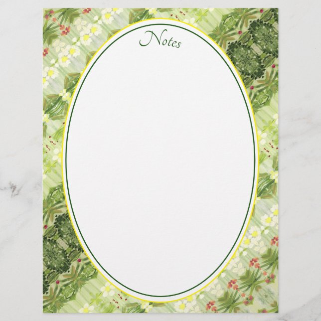 En-tête De Lettre Beurre clair jaune (Devant)