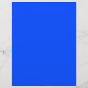 En-tête De Lettre Bleu (RYB) (couleur solide)