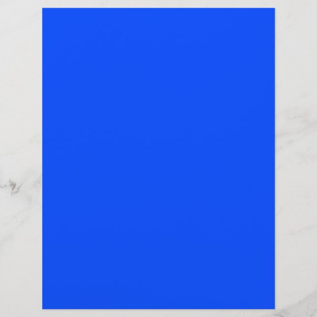 En-tête De Lettre Bleu (RYB) (couleur solide) (Devant)