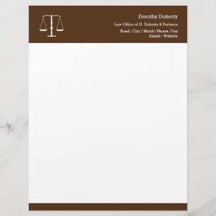 EN-TÊTE DE LETTRE CABINET DE DROIT JURIDIQUE