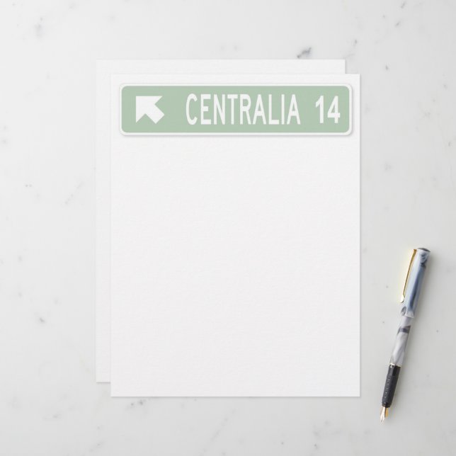 En-tête De Lettre Centralia PA (Devant/Arrière en situation)
