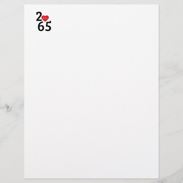 En-tête De Lettre Chambre numéro 256 dans   (Devant)
