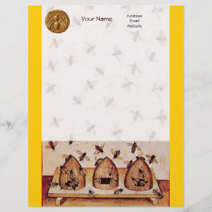 EN-TÊTE DE LETTRE CUSTOMISABLE ABEILLE, APICULTURE