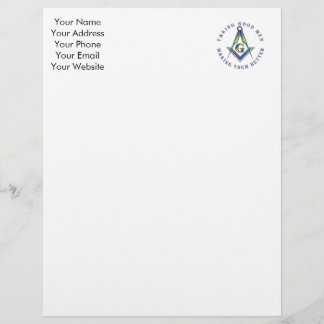En-tête De Lettre Customisable En-têtes de lettre maçonniques