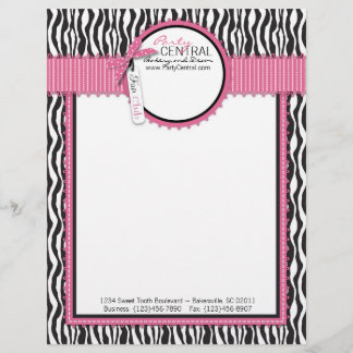 En-tête De Lettre Customisable FC chic d'en-tête de lettre de boutique