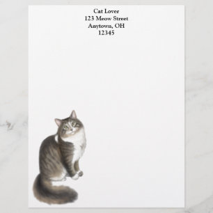 En-tête De Lettre Customisée Duffy l'en-tête de lettre de chat de ragondin du