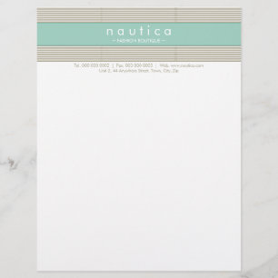 En-tête De Lettre Customisée LETTRE D'ENTREPRISE :: l rayée 24
