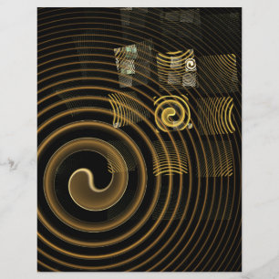 En-tête de lettre d'art Abstrait Hypnose
