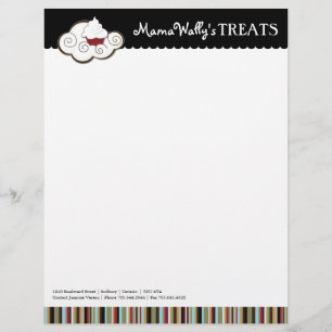 En-tête de lettre de boulangerie