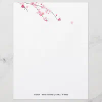 Papier à lettre Sakura