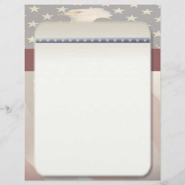 En-tête de lettre de liberté américaine (Devant)