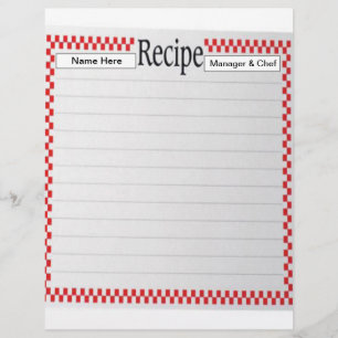En-tête de lettre de recette