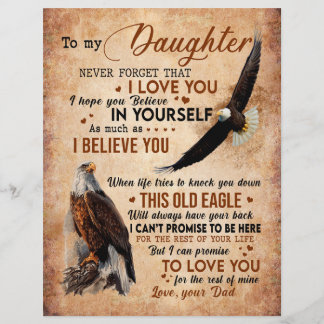 En-tête De Lettre Don de fille | Lettre À Ma Fille De Papa