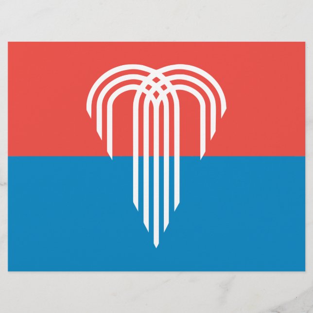 En-tête De Lettre En-tête avec Drapeau de Kansas City, Missouri (Devant)